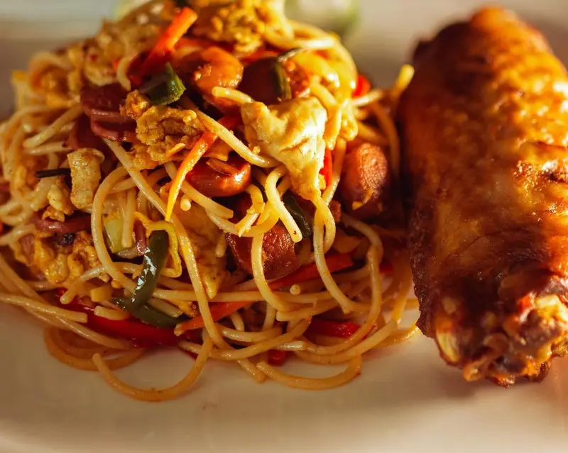 SPAGHETTI JOLLOF & TURKEY